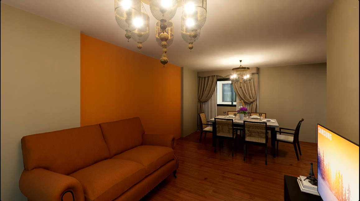 Espaciosa Sala-Comedor de Home Wonder Safe 1